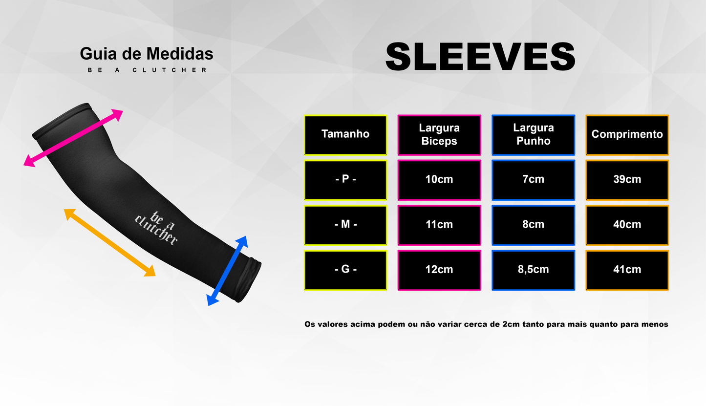 SLEEVE 2K25 PRETO COM BRANCO