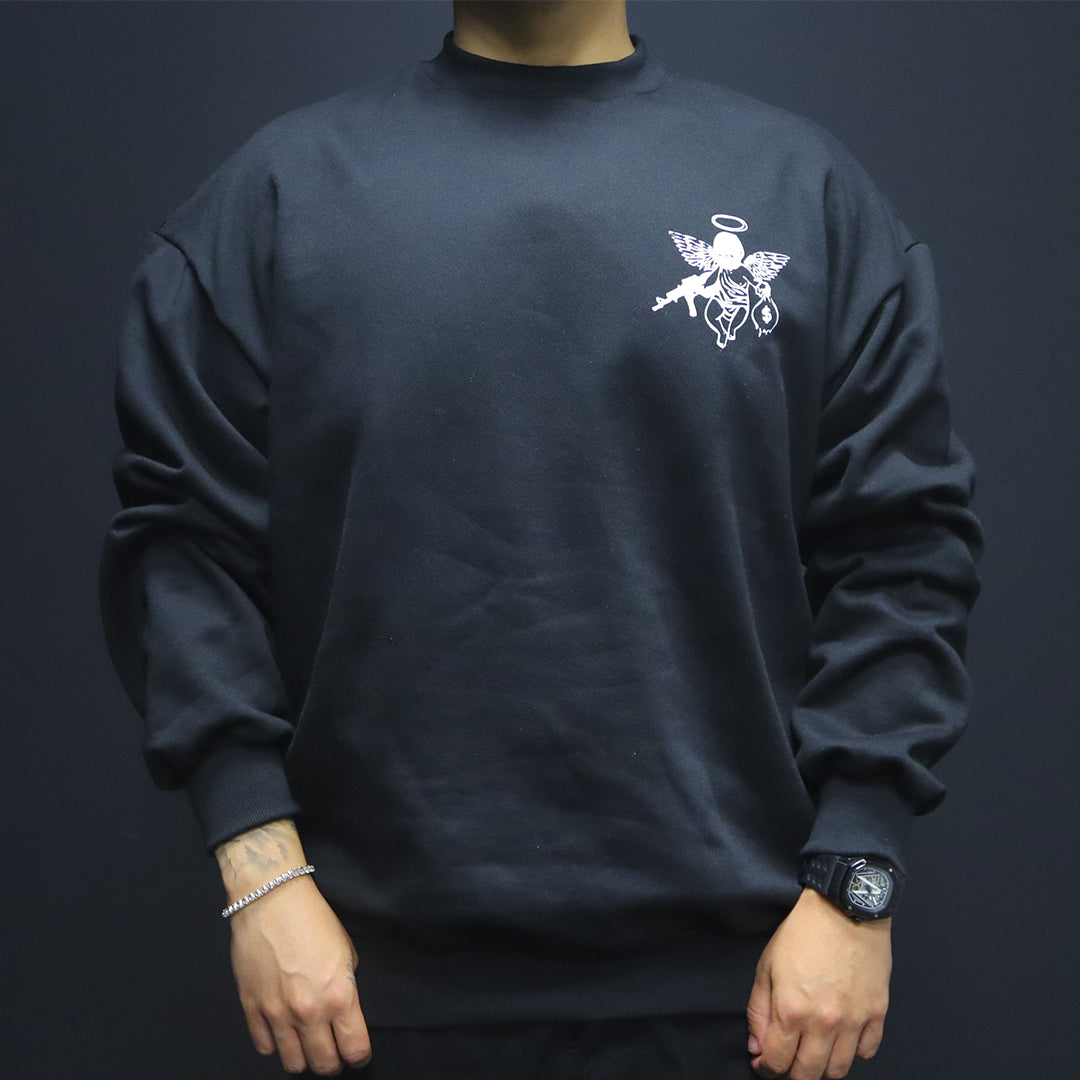 MOLETOM CLUTCH ANGEL - PRETO