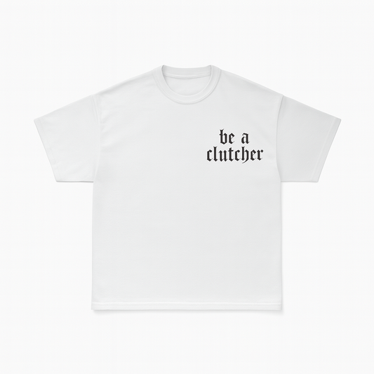 CAMISETA HOJE TEM CLUTCH - BRANCA