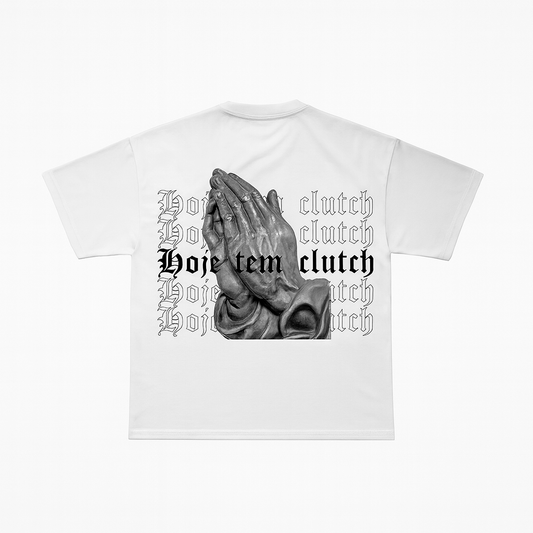 CAMISETA HAND OF CLUTCH - BRANCA