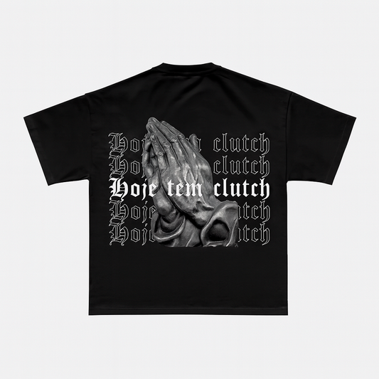 CAMISETA HAND OF CLUTCH - PRETO