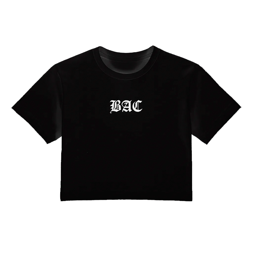 CROPPED CAMISETA - PRETO
