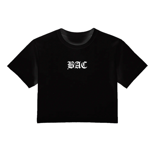 CROPPED CAMISETA - PRETO