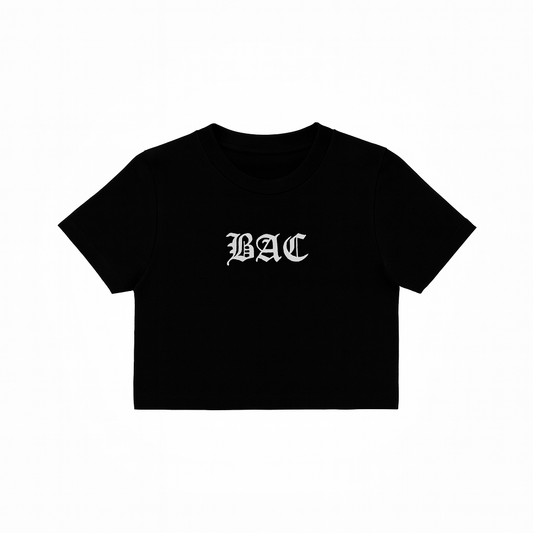 CROPPED BABY LOOK - PRETO