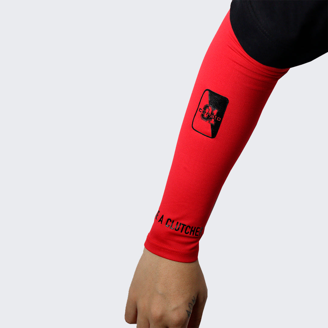 Sleeve Classic Be A Clutcher Vermelho com Preto